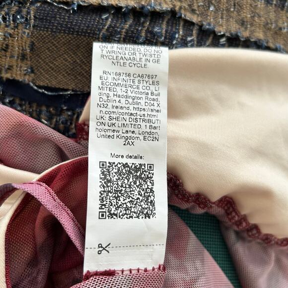 Women Sleeveless Babydoll Halter Top Pink Fairy Grunge Hippie Mesh Size Small - Picture 4 of 4